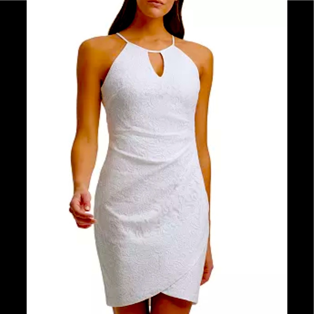 GUESS
Lace Keyhole Sheath Dress
